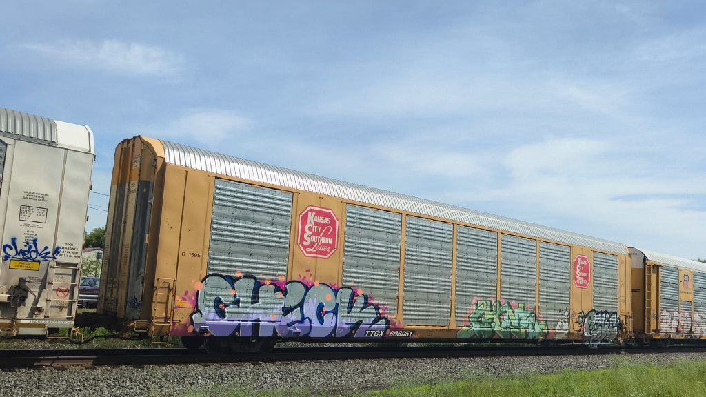 KCS G1595 (Body) TTGX 696051 (Flat)